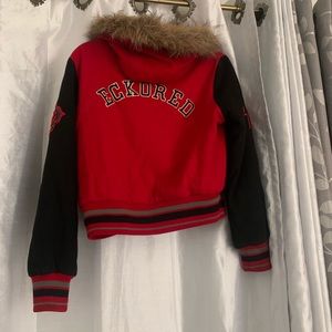 Vintage Echo Red Letterman Jacket